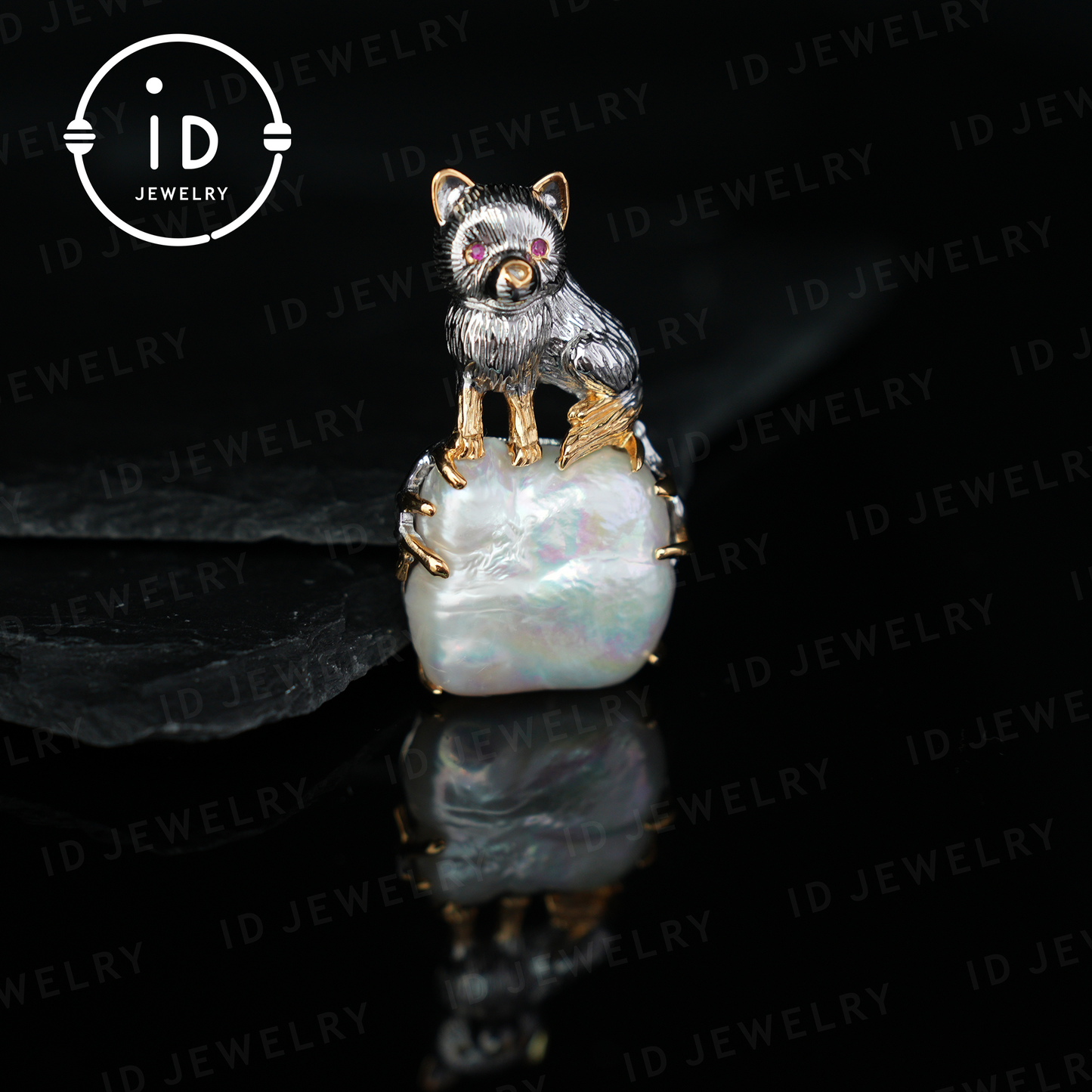 Süßer Hundeanhänger | Barockperle | Handgefertigter Schmuck | Geschenk für Hundeliebhaber | Schutzamulett