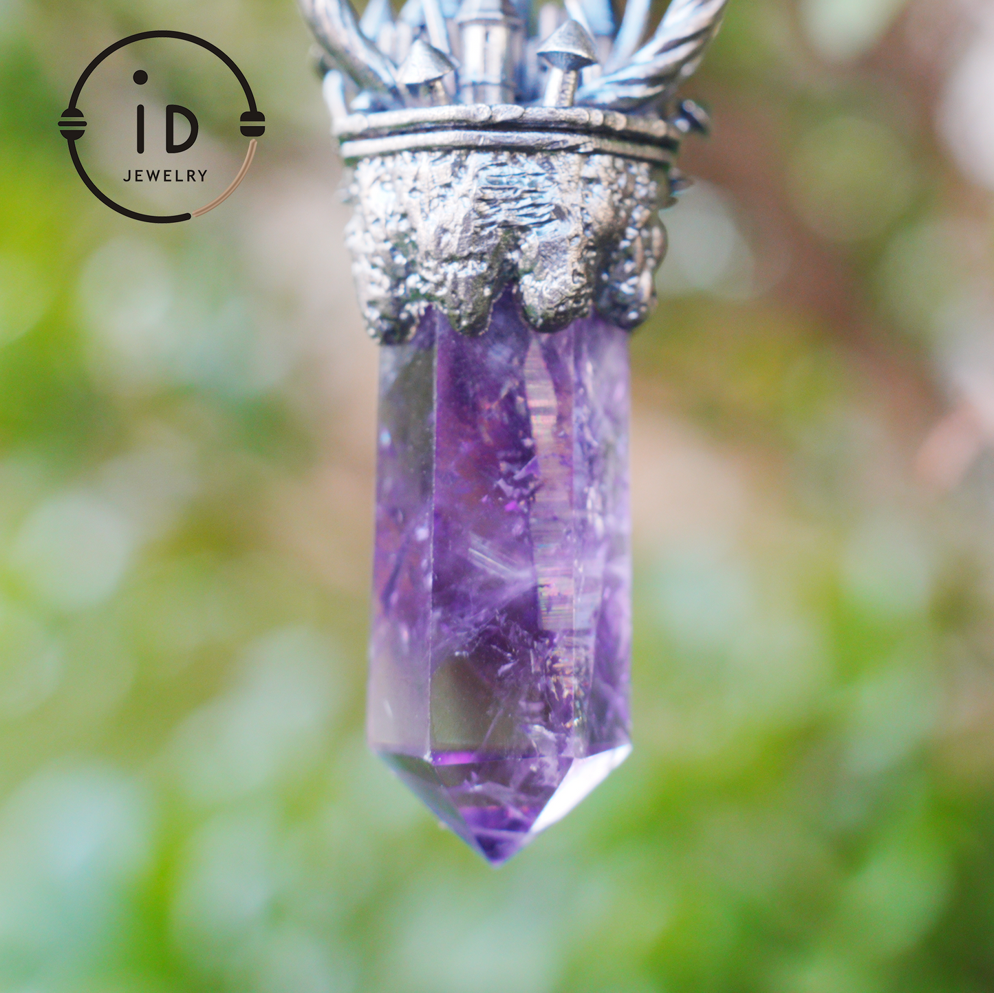 Handgefertigter Schlossanhänger, 925 Silber, Einzigartiger Fantasyschmuck, Magische Schlosskette, Perfektes Fantasygeschenk, Mystischer Schmuck