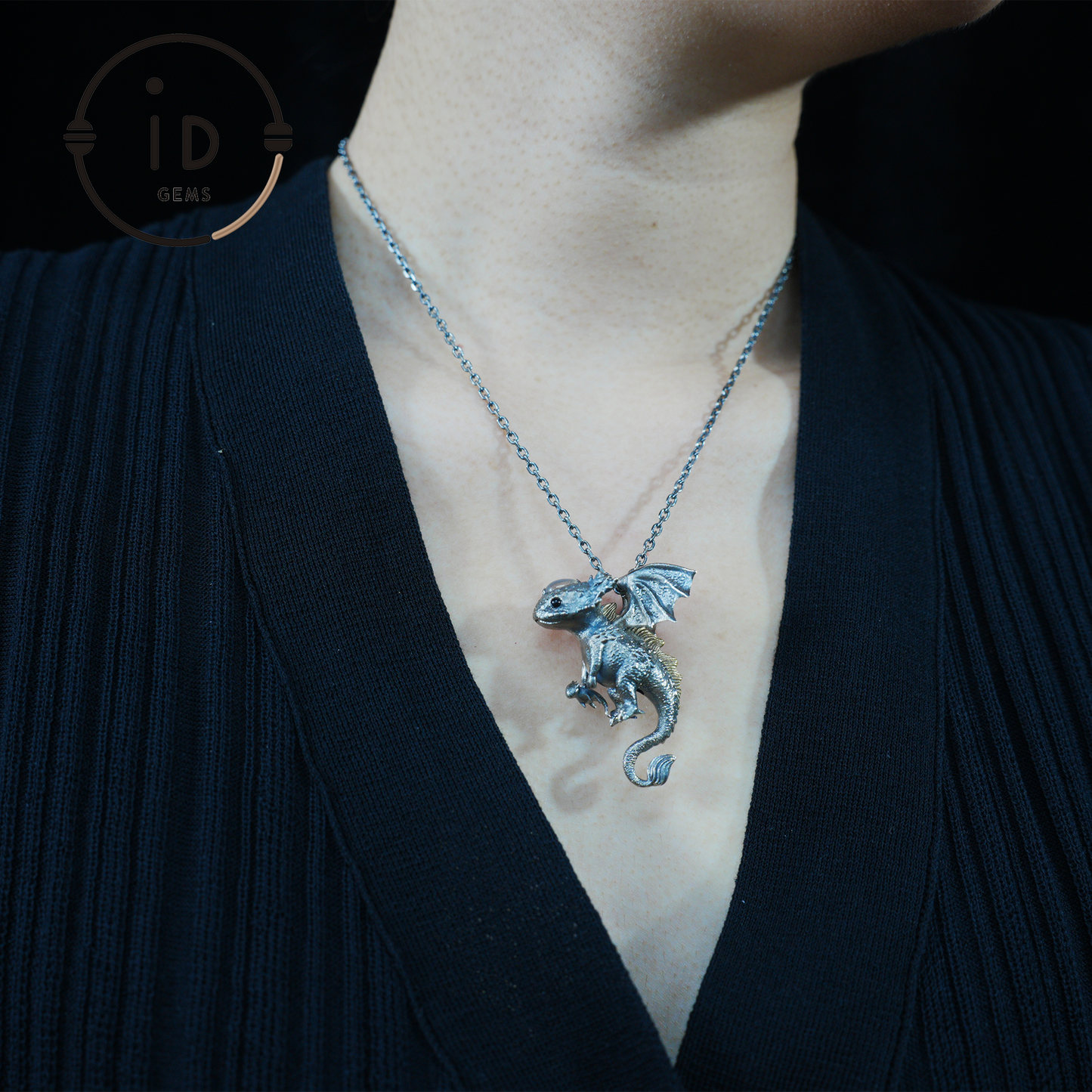 Mystic Little Dragon Guardian | Handcrafted Protective Pendant with Fantasy Flair | Symbolic Necklace for Someone Truly Special