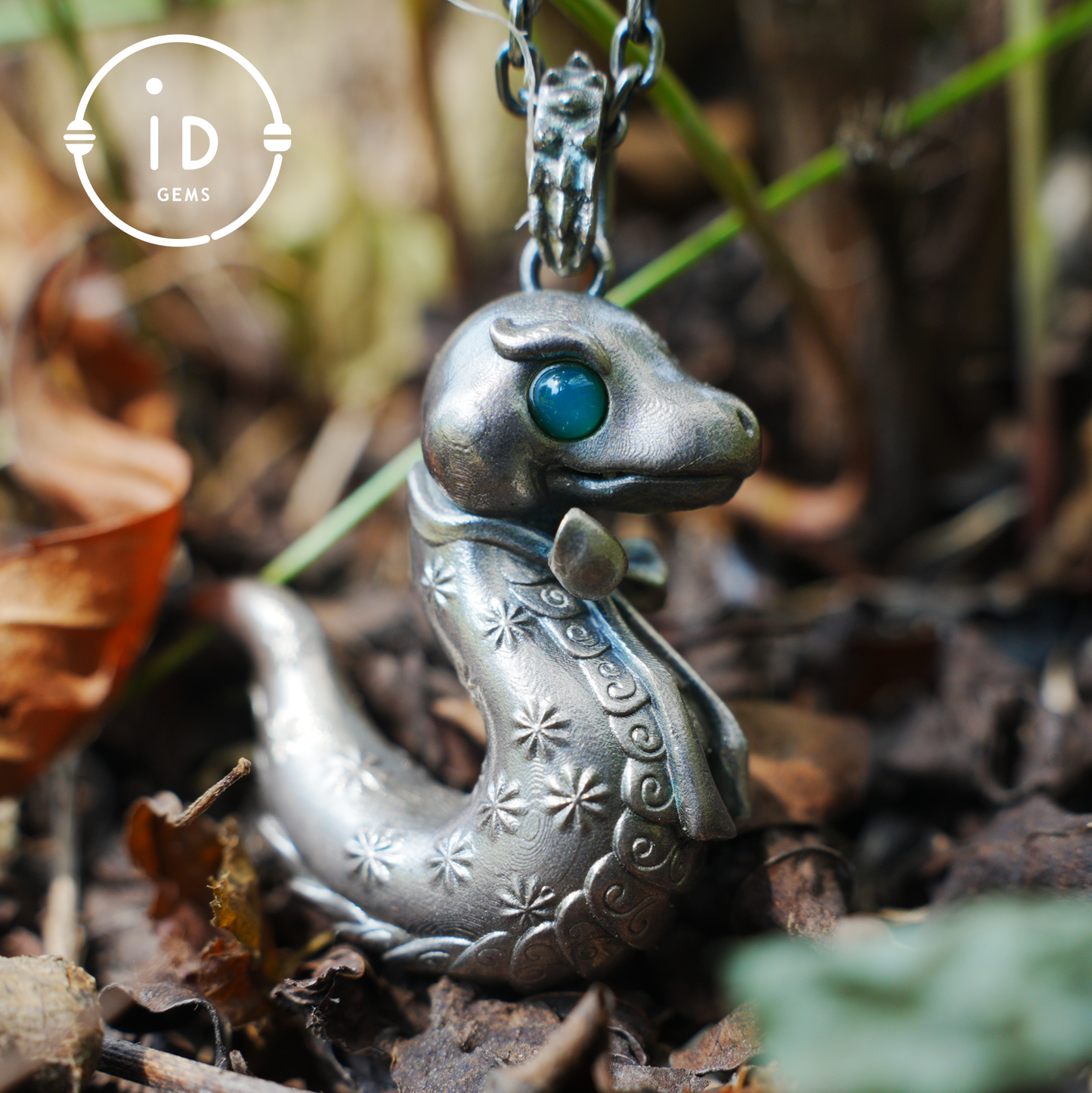 Snake Pendant, Handcrafted Emotional Guardian Amulet, Fantasy Totem Jewelry, Unique Gift for Sensitive Souls