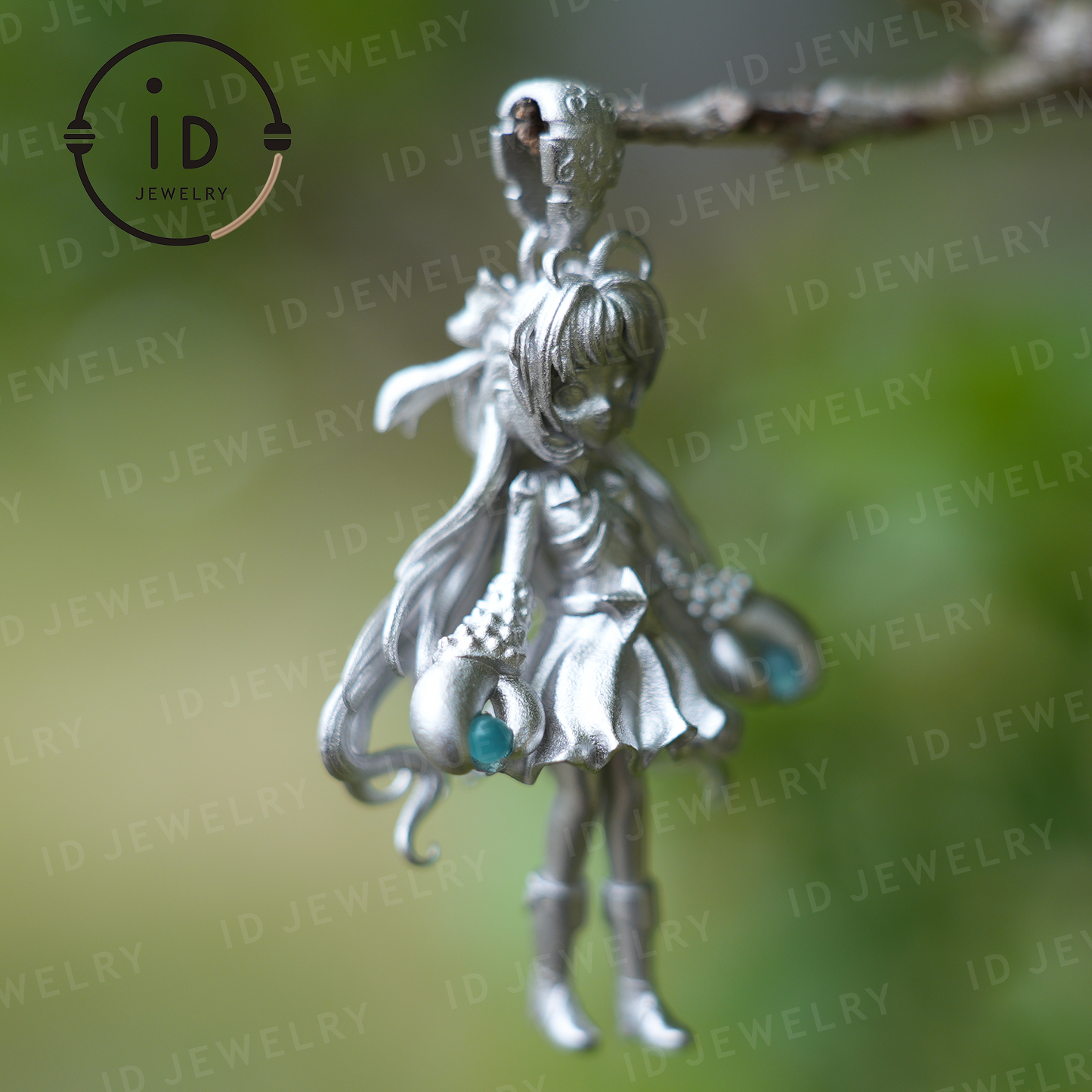 Cancer Zodiac Pendant with Amazonite – Handmade Star Sign Amulet Jewelry, Cute Horoscope Girl Charm for Astrology Lovers