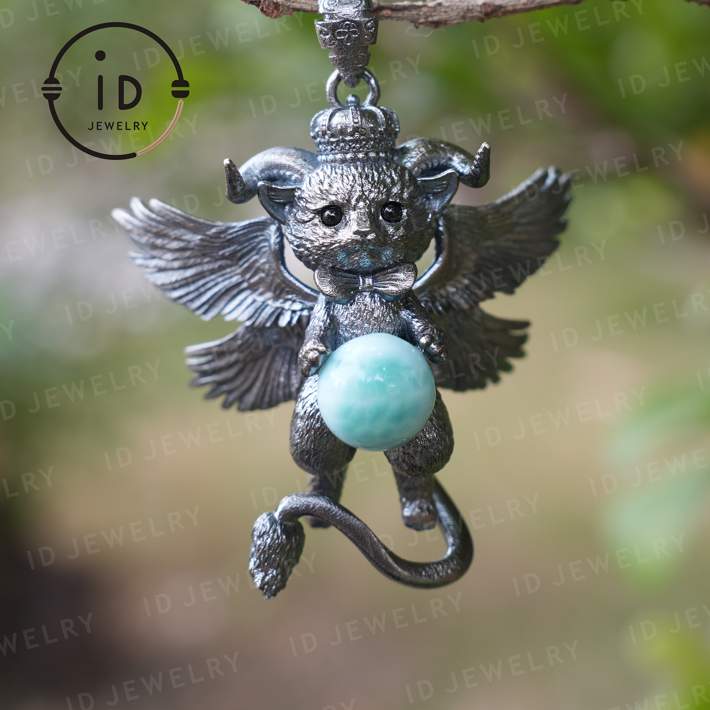 Guardian Angel Pendant · Spiritual Animal Totem · Symbol of Inner Peace and Protection · Gift for Meditation Lovers