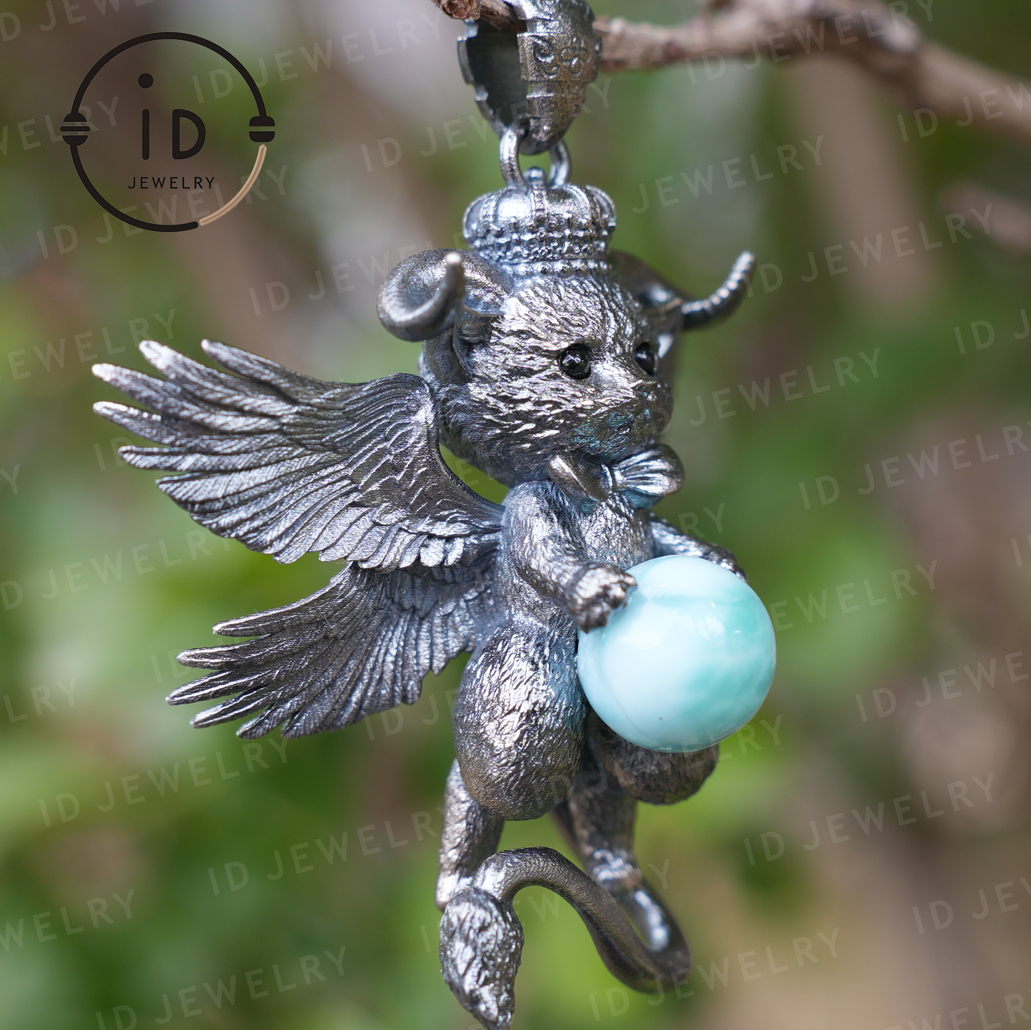 Guardian Angel Pendant · Spiritual Animal Totem · Symbol of Inner Peace and Protection · Gift for Meditation Lovers