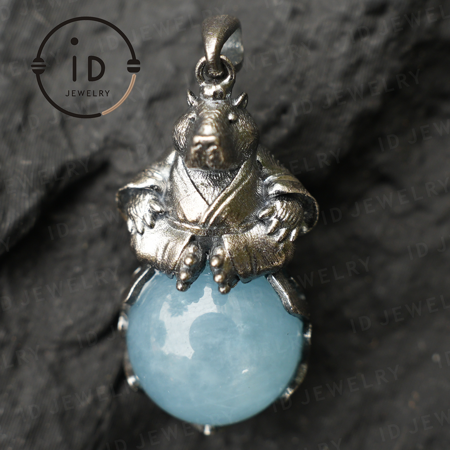 Capybara Pendant Necklace · Zen Animal Totem · Symbol for Inner Peace · Gift for Meditation Lovers