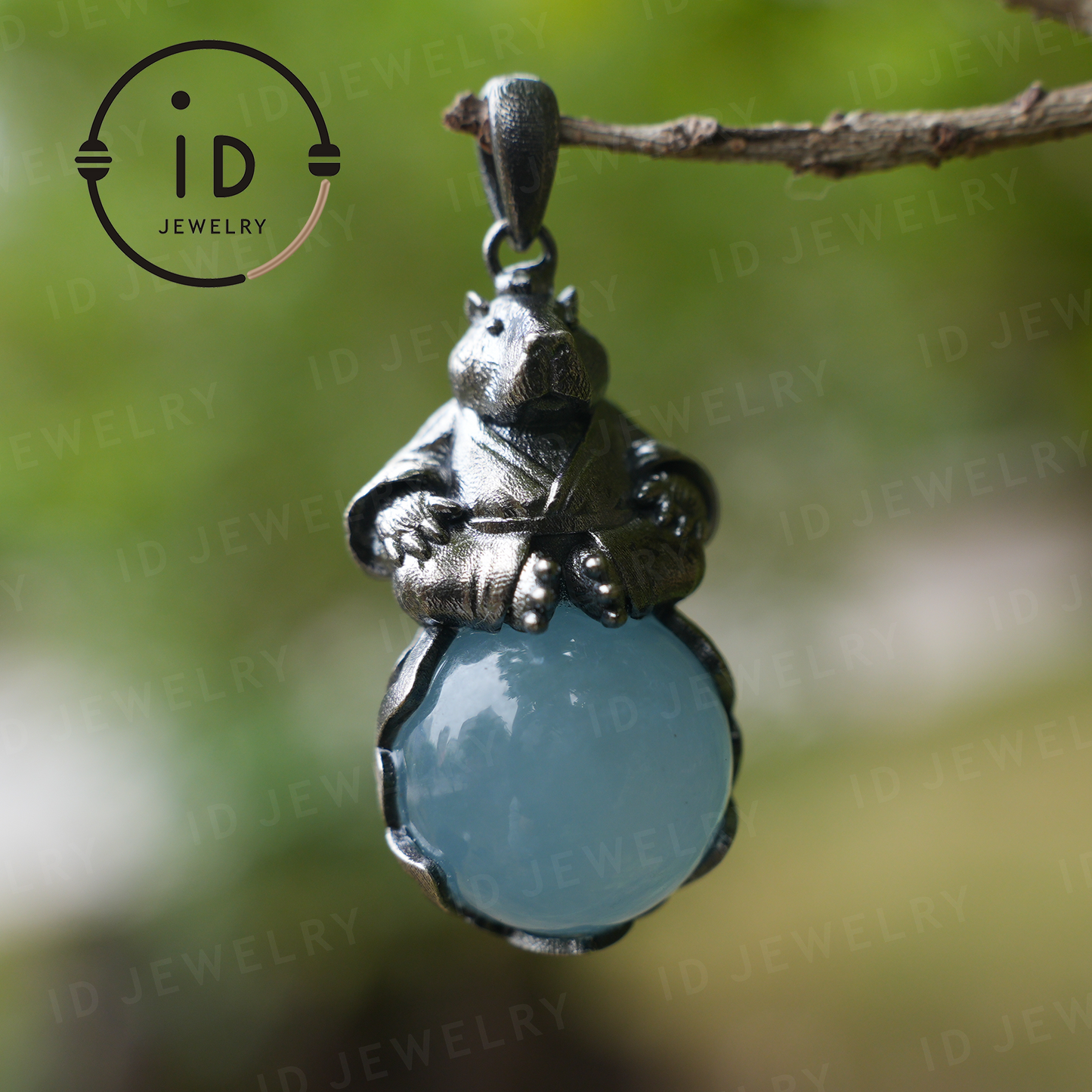 Capybara Pendant Necklace · Zen Animal Totem · Symbol for Inner Peace · Gift for Meditation Lovers