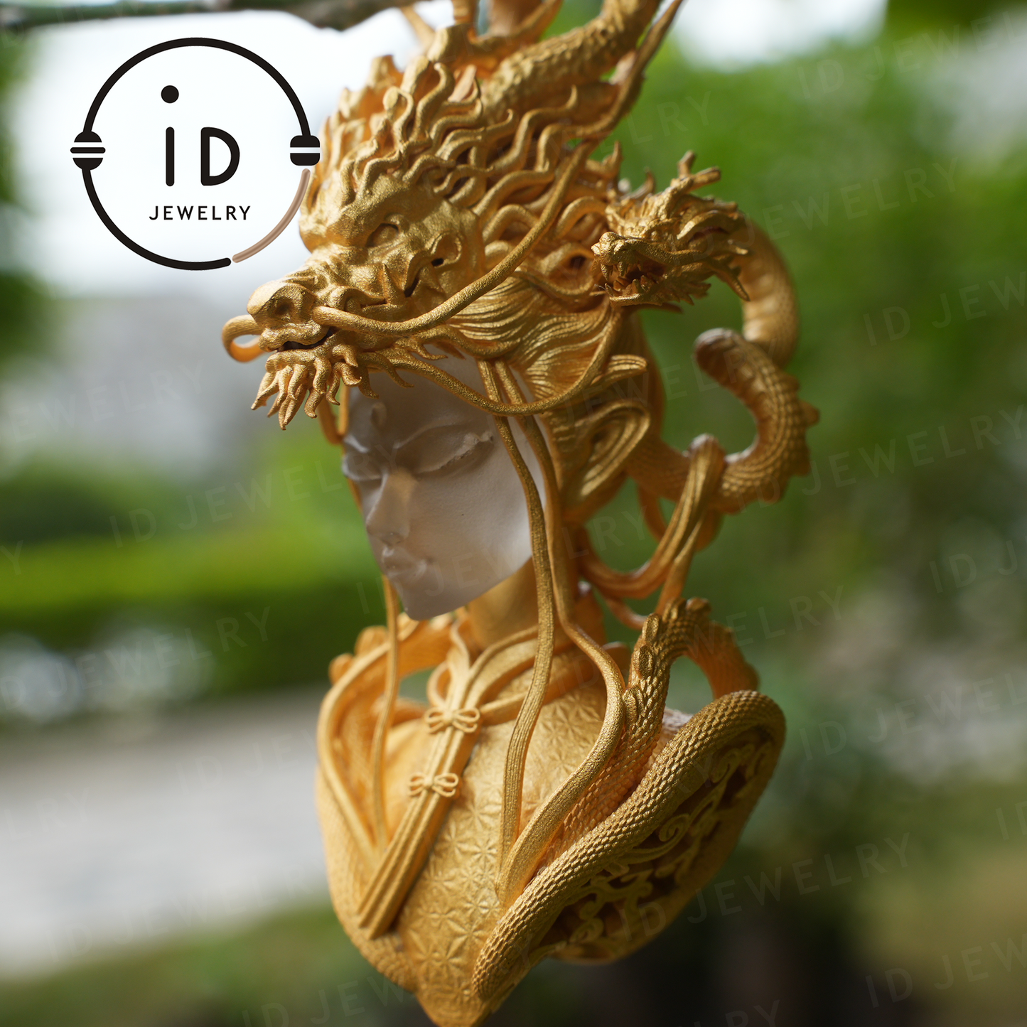 Golden Dragon Lady · Oath of the Twilight Light Pendant · Symbol of Dragon Spirit Protection