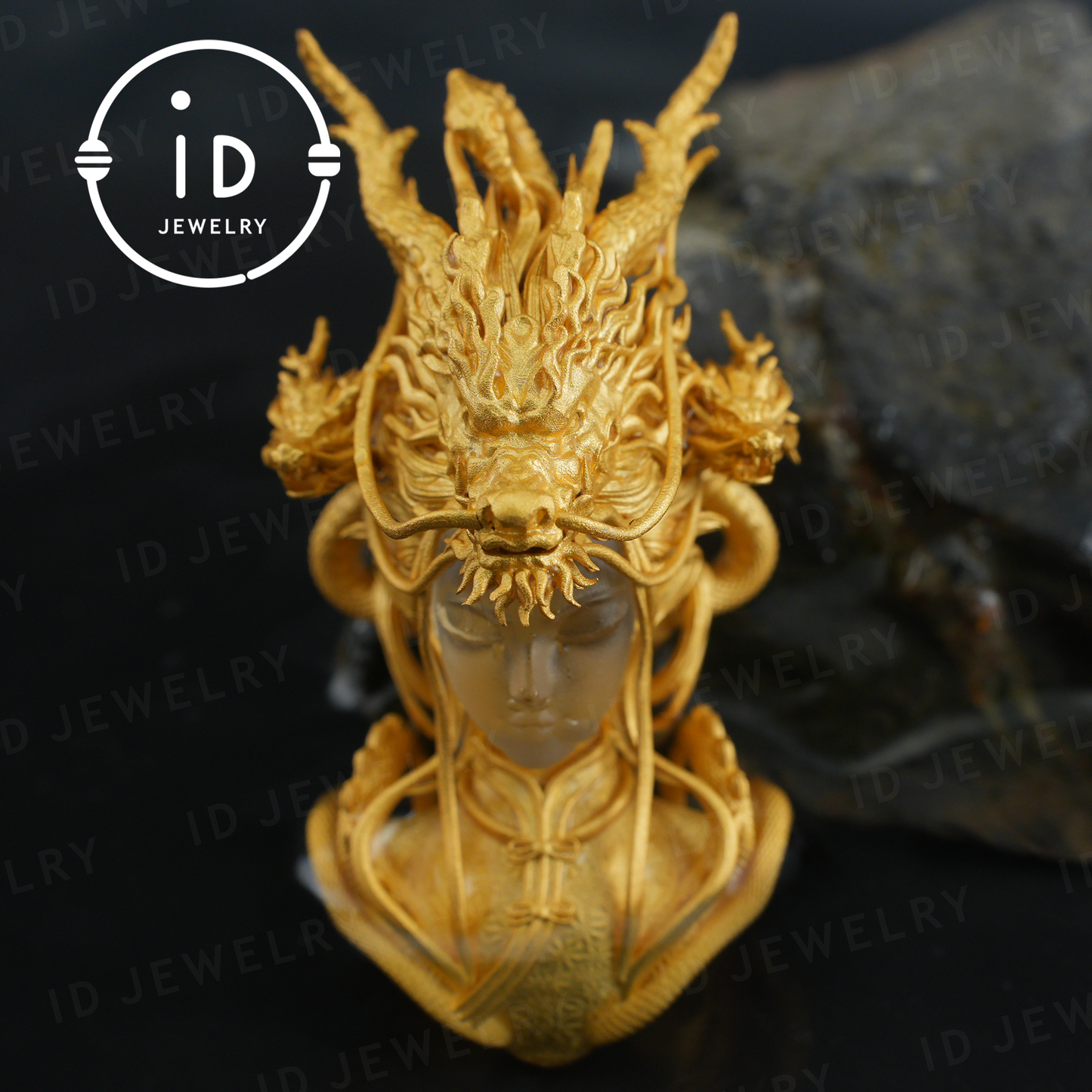 Golden Dragon Lady · Oath of the Twilight Light Pendant · Symbol of Dragon Spirit Protection