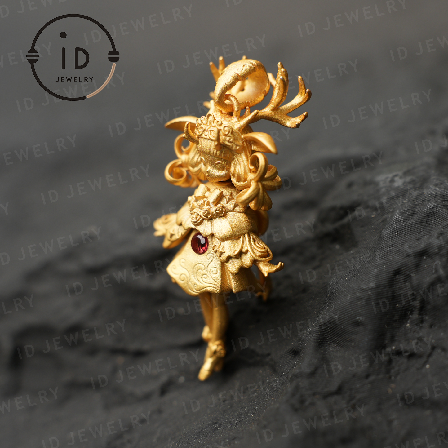 Deer Guardian Pendant · Artemis Spiritual Symbol · Life Protection & Inner Courage Symbol · Natural Energy Jewelry