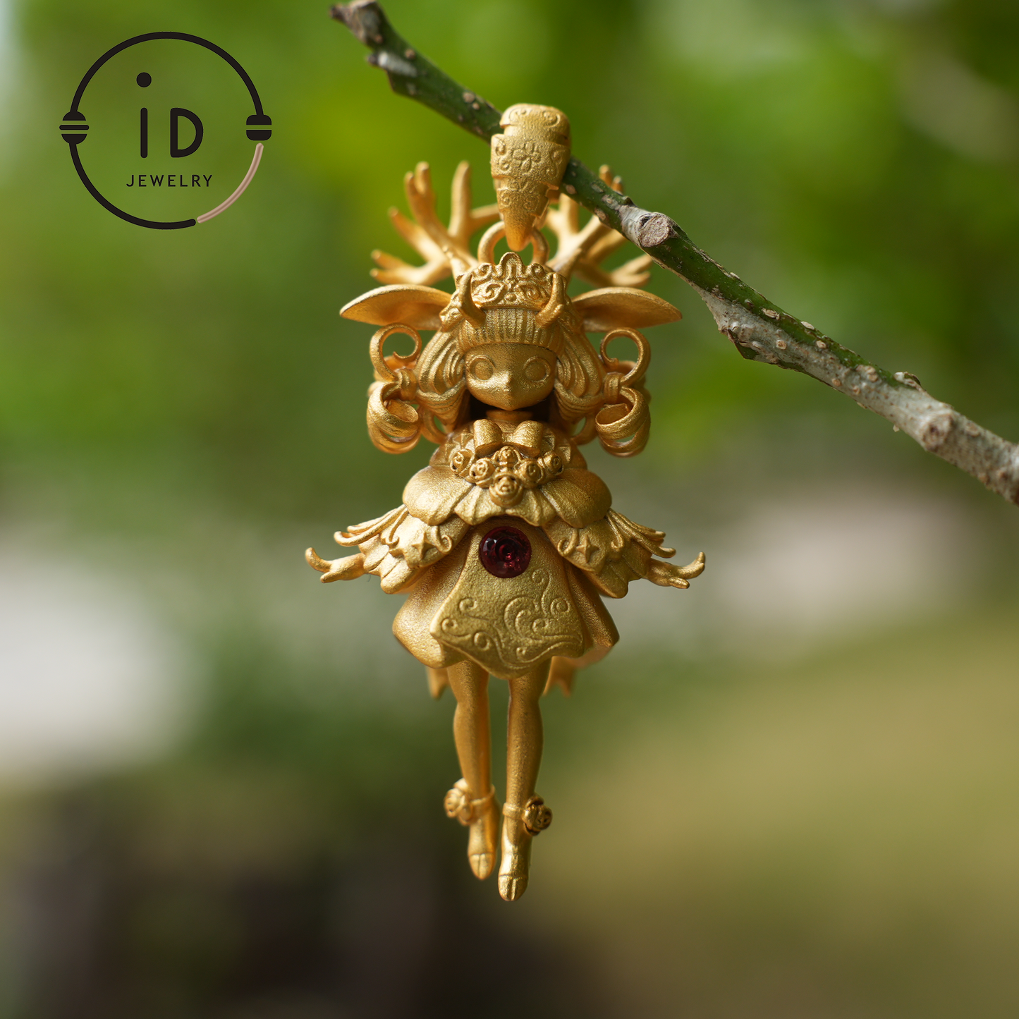 Deer Guardian Pendant · Artemis Spiritual Symbol · Life Protection & Inner Courage Symbol · Natural Energy Jewelry