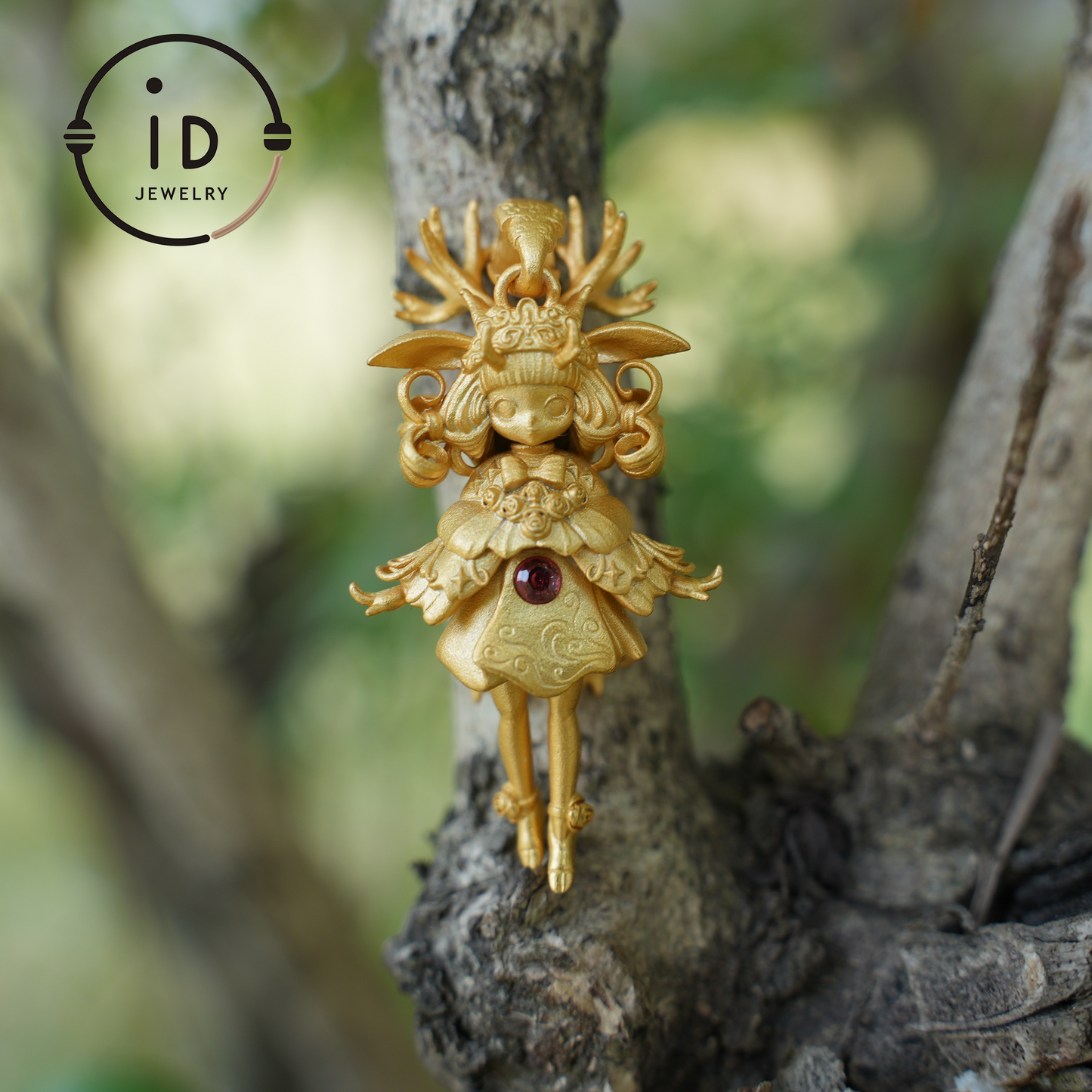 Deer Guardian Pendant · Artemis Spiritual Symbol · Life Protection & Inner Courage Symbol · Natural Energy Jewelry