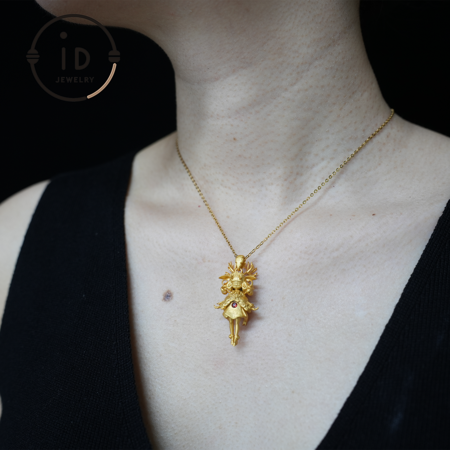 Deer Guardian Pendant · Artemis Spiritual Symbol · Life Protection & Inner Courage Symbol · Natural Energy Jewelry