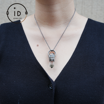 Handcrafted Castle Pendant, 925 Silver, Unique Fantasy Jewelry, Magic Castle Necklace, Perfect Fantasy Gift, Mystical Jewelry