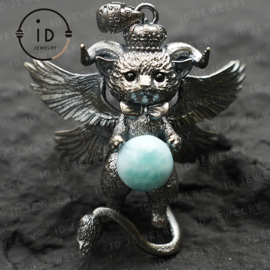 Guardian Angel Pendant · Spiritual Animal Totem · Symbol of Inner Peace and Protection · Gift for Meditation Lovers