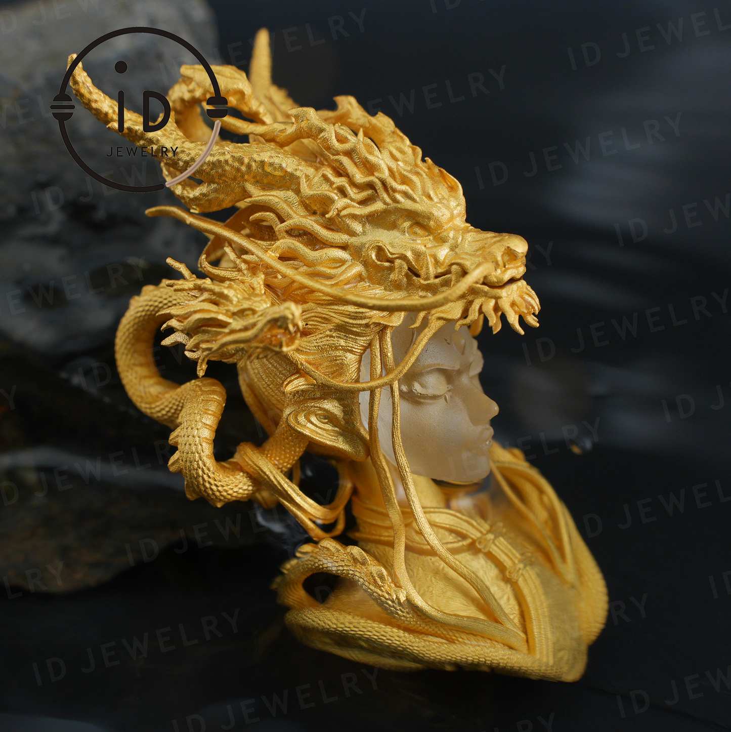 Golden Dragon Lady · Oath of the Twilight Light Pendant · Symbol of Dragon Spirit Protection