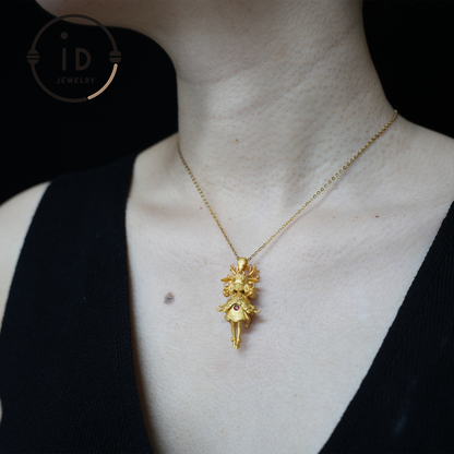 Deer Guardian Pendant · Artemis Spiritual Symbol · Life Protection & Inner Courage Symbol · Natural Energy Jewelry
