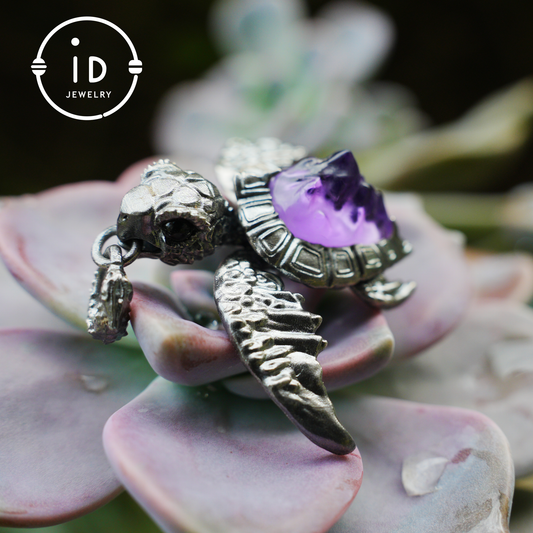 925 Silver Sea Turtle Pendant Necklace, Articulated Ocean Talisman for Divers & Ocean Lovers, Handmade Birthday / Christmas Gift