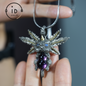 Dream Dragon Messenger Pendant "Eye of the Nightwatch" · Spirit Totem Guardian Jewelry · Handmade Mystic Silver Amulet